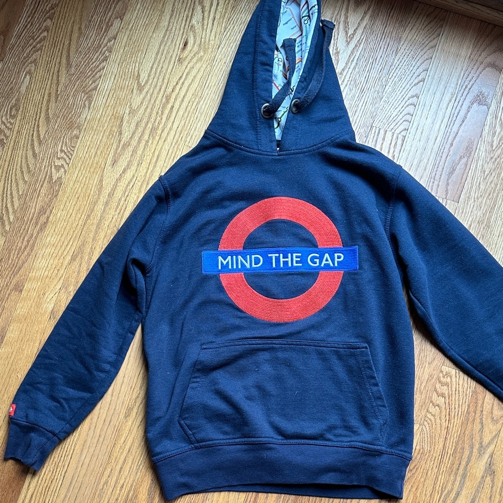 Mind the Gap - British Navy Hoodie